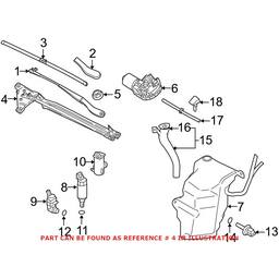 Volvo Windshield Wiper Motor (w/ Linkage) 31253518